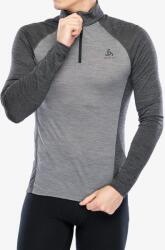 ODLO Natural Performance PW 150 BL Top Turtle Neck LS Half Zip Hőszigetelő felső - grey melange - S