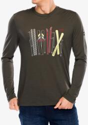 Super Natural Super. natural Fourski Ls Hosszú ujjú póló - black ink/various - S