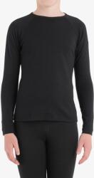 Icebreaker Kids 200 Oasis LS Crewe Gyermek Pulóver - black - 104-110 cM