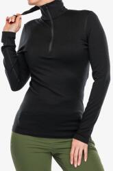 icebreaker 200 Oasis L/S Half Zip Termoaktív női felső - black - XS