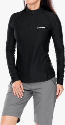Berghaus 24/7 Tech Tee LS HZ Női pulóver - black/black - S