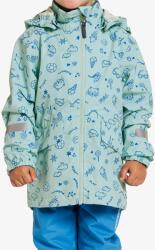 Didriksons Norma Print Jacket 3 Gyerekkabát - doodle pale mint - 80_92_cm