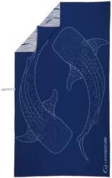 LIFEVENTURE Recycled SoftFibre Trek Towel Gyorsan száradó törölköző - whale shark - XXL