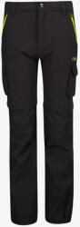 CMP Pulse Zip Off Pant Gyermek nadrág - antracite/acido - 98/104 cM