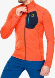 Karpos Pomedes Fleece Cipzáras férfi felső - scarlet ibis - M