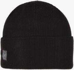 Buff Crossknit Beanie Téli sapka - solid black