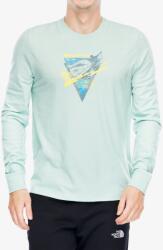 Smartwool Original Shred Graphic Long Sleeve Tee Férfi pulóver - arctic green - L