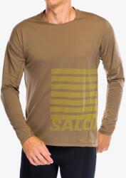 Salomon Sense Aero LS Tee GFX Futófelső - shitake - L
