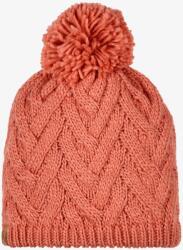 Buff Knitted&Fleece Beanie Caryn Női téli sapka - crimson