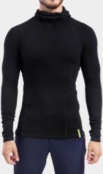 Sensor Merino DF Tee L/S Hooded Termoaktív Felső - black - S