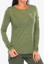 Super Natural Super. natural Berggluck LS Hosszú ujjú női póló - leaf melange/feather grey - L