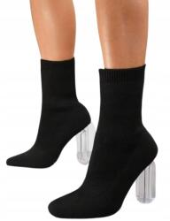 Shein Fekete Magassarkú Női Bakancs 37-ES (SX2410157368136138)