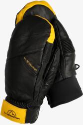 La Sportiva Free Touring Mittens Egyujjas kesztyű - black/yellow - S
