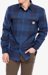 Carhartt Flannel L/S Plaid Shirt Ing - navy - S