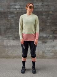 POC MTB Pure LS Jersey Női Kerékpáros Felső - prehnite green/rock salt - L