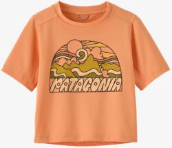 Patagonia Cap SW T-Shirt Gyerekpóló - fitz roy rays/heirloom peach - 68_74_cm