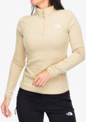 The North Face 100 Glacier 1/4 Zip Női polárfelső - khaki stone - L