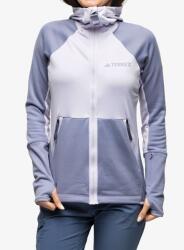 Adidas Terrex Tech Flooce Hooded Női Kapucnis Felső - silver dawn/silver violet - S