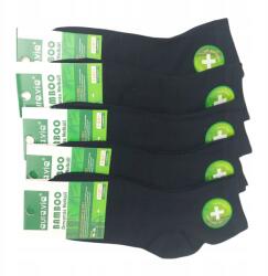 Aura Via 5x Bambusz zokni, unisex, Size 35-38, fekete