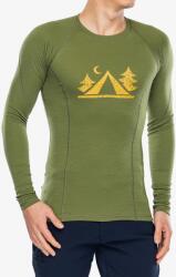 Sensor Merino DF Tee LS Camp Termoaktív felső - safari green - L