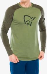 Norrona Femund Pureull Long Sleeve Termoaktív felső - green - L