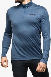 Adidas Terrex Multi Half-Zip LS Tee Férfi Felső - wonder steel - L