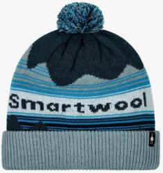 Smartwool Knit Winter Pattern POM Beanie Téli sapka - twilight blue heather