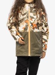 Columbia Dalby Springs Jacket Lánykabát - chalk floriculture/stone green - 104_116_cm