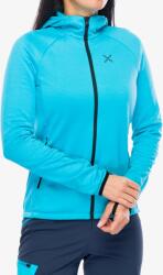 Montura Fadis Grid Hooded Maglia Női felső - turquoise - L