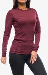 Sensor Merino Air Tee LS Termoaktív női felső - port red - L