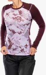 Helly Hansen LIFA Merino Midweight Graphic Crew Női hőszigetelő felső - hickory/coral almond - L