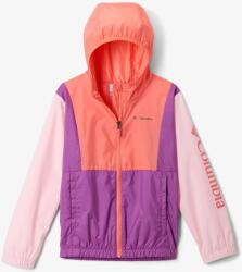 Columbia Lily Basin II Jacket Lánykabát - hot coral/satin pink/razzle - 140_152_cm