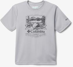 Columbia Fork Stream Short Sleeve Graphic Shirt Póló fiúknak - columbia grey/lakeside badge - 152_164_cm