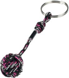 Fuj Fuj FujFuj Keychain Knot Monkey Fist Kulcstartó - black dotted