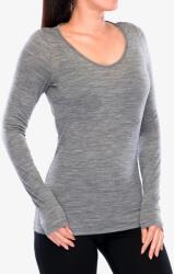 icebreaker Siren L/S Sweetheart Női felső - gritstone hthr - L