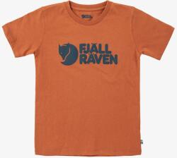 Fjallraven Kids Logo T-shirt Gyerekpóló - terracotta brown - 116/122 cM