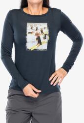 Super Natural Super. natural Dachshund Party LS Hosszú ujjú női póló - blueberry/various - L