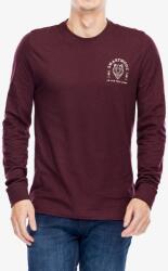 Smartwool Bear Stare Graphic Long Sleeve Tee Férfi pulóver - eggplant - L