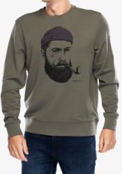 Super Natural Super. natural Sn Sailor Crew Férfi pulóver - tea leaf/jet black/raisin - S