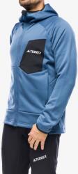 Adidas Terrex Xperior Medium Fleece Hooded Jacket Polárfelső - wonder steel/black - S