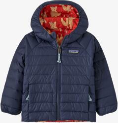 Patagonia Baby Reversible Down Sweater Hoody Gyerekkabát - fox chase/madder red - 68_74_cm