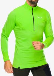 Salewa Alpine Hemp Half Zip Felső Sziklamászáshoz - pale frog - S