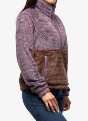 Marmot Homestead Fleece 1/2 Zip Női felső - hazy purple/pinecone - L