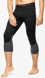 Icebreaker Merino 200 ZoneKnit Legless Hőszigetelő hosszú alsó - black/jet - XXL
