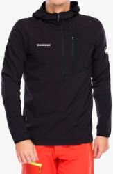 MAMMUT Madris Light ML Half Zip Hoody Felső - black - S