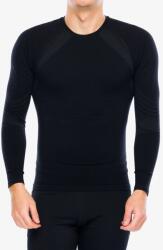 Smartwool Intraknit Active Base Layer Crew Termoaktív felső - black/black - L