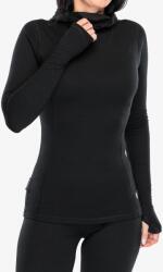 Sensor Merino DF Tee L/S Hooded Termoaktív Női Felső - black - L