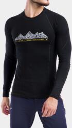 Sensor Merino DF Tee L/S Felső - black adventure - L
