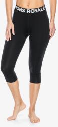 Mons Royale Cascade Merino Flex 200 3/4 Legging Termoaktív női hosszúszárú alsó - black - S
