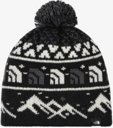 The North Face Cabin Ski Tuke Téli sapka - tnf black jacquard/pom